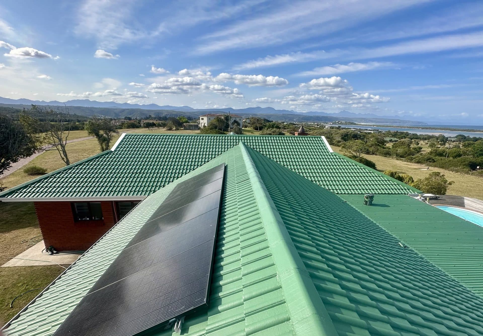 A completed roof by The Roof Doctor on the Garden Route